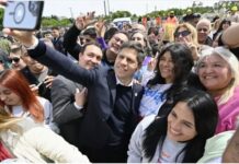 Kicillof recorrió las obras del Polo Educativo en Florencio Varela y advirtió una emergencia laboral y social