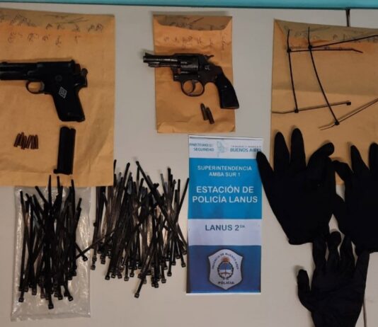 Detuvieron a un delincuente que hacía entraderas en Lanús Este