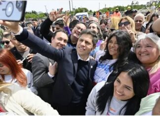 Kicillof recorrió las obras del Polo Educativo en Florencio Varela y advirtió una emergencia laboral y social